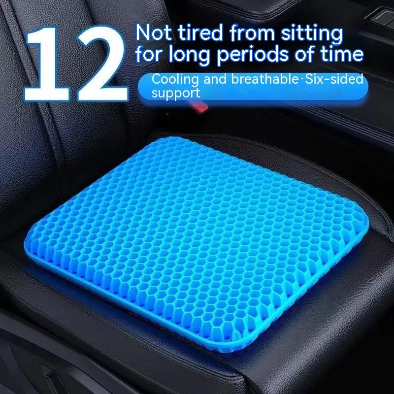 Cool Relief Gel Seat Cushion Ideal for Home & Travel perfect for hot summer days.